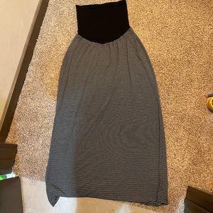 Maternity long skirt